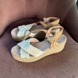 TOMS Espadrilles Size 7.5 Platform